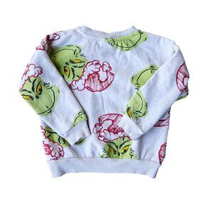 Dr. Seuss The Grinch Toddler Sweatshirt Oatmeal Heather Cotton Blend 4T Kids Uni
